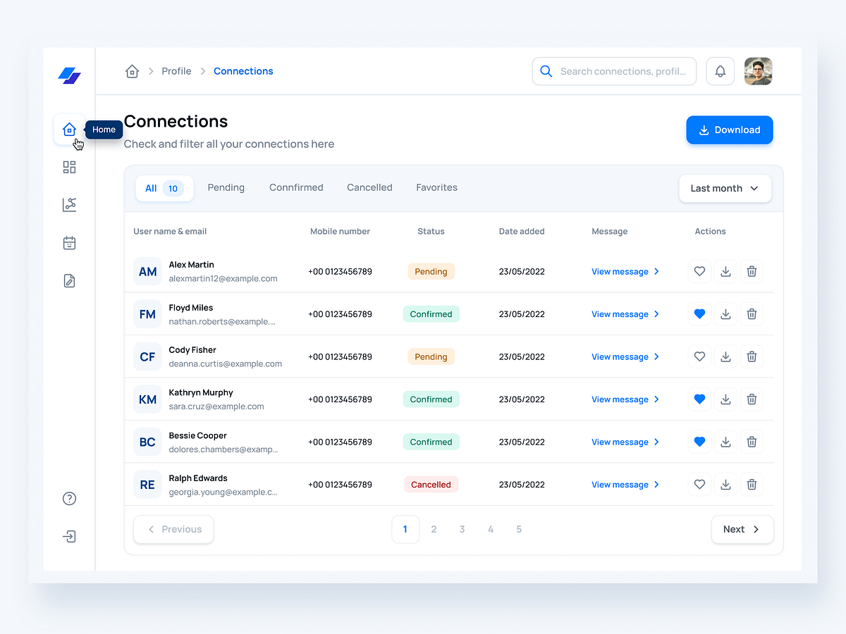 Browse thousands of Table View images for design inspiration | Dribbble