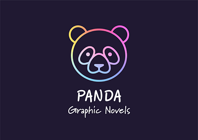 Panda Graphic Novels Logo Design branding design graphic design illustration logo typography vector