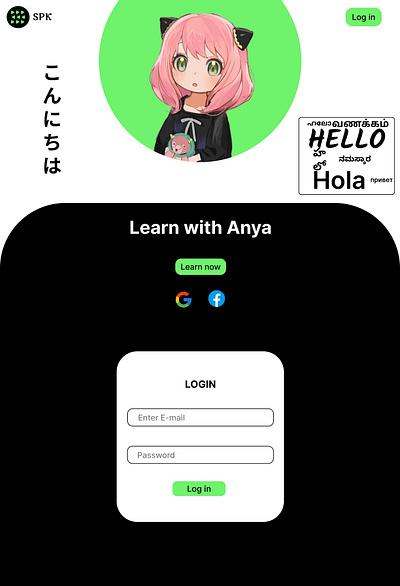 Language Learning Application 3d adobe illustration animation anime app app design application bento grid branding graphic design illustration logo motion graphics ui uiux ux web dsign