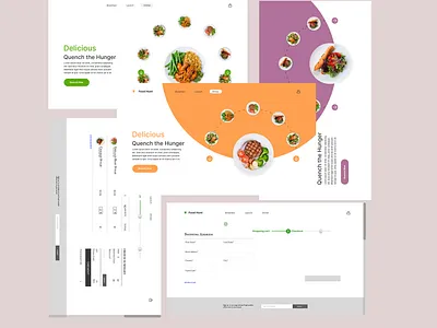 RESTAURANT WEB APP - UI app branding design graphic design illustration logo typography ui ux vector