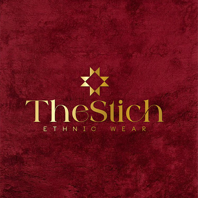 The Stich - Boutique Ethnic Store Logo Design luxury logo minimalist logo professional logo typography logo
