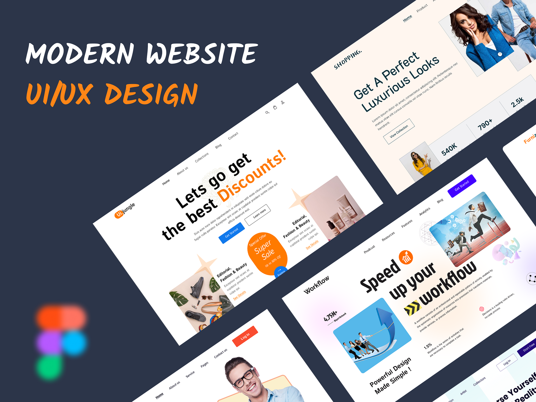 Modern Website Ui/Ux landing page Design by Abdur Rahim on Dribbble