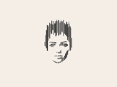 Barcode woman barcode beauty black branding cosmodrome art creative design face girl graphic design illustration line logo logofolio malina cosmica modern portfolio vector vertical woman