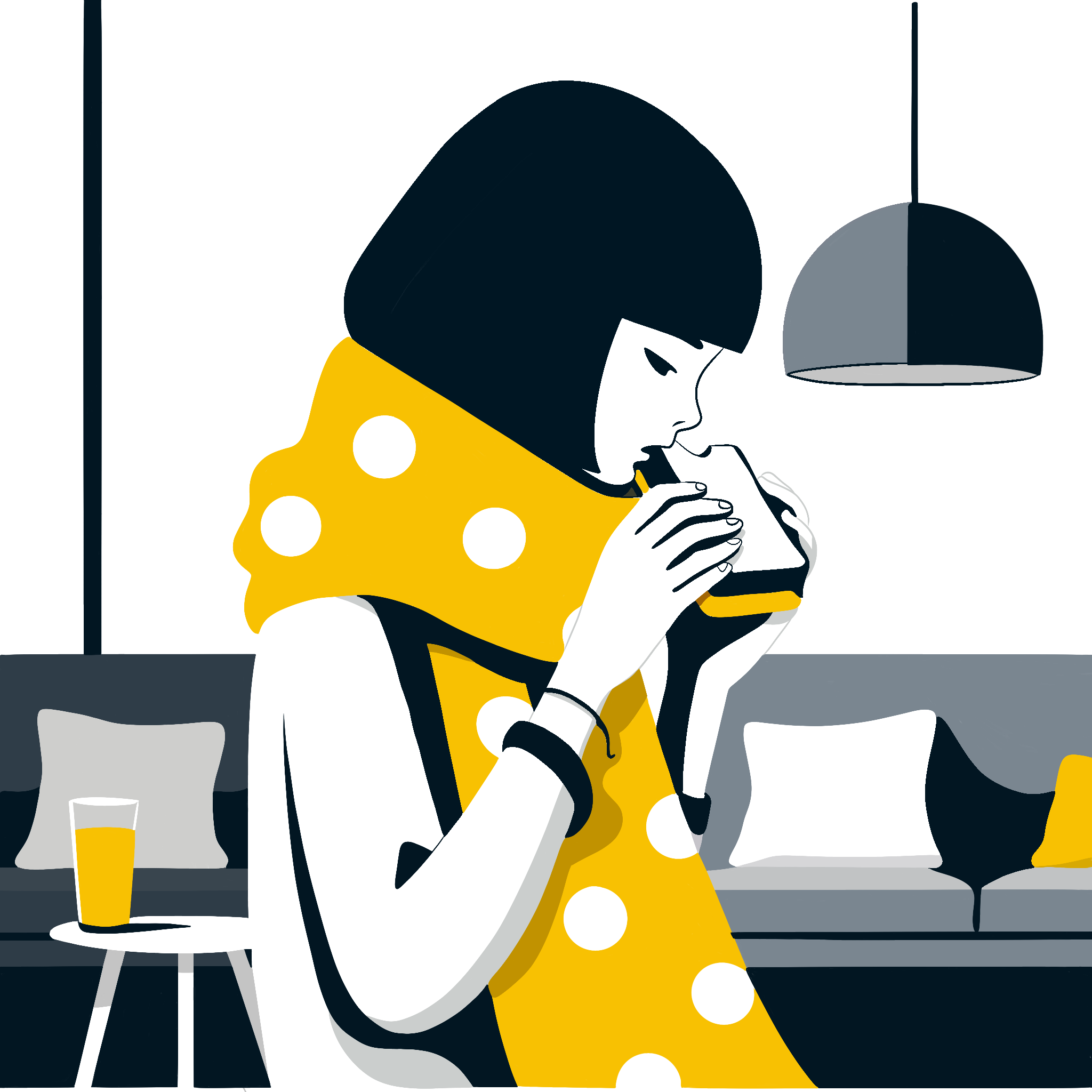 Eating out design illustration monochrome vector