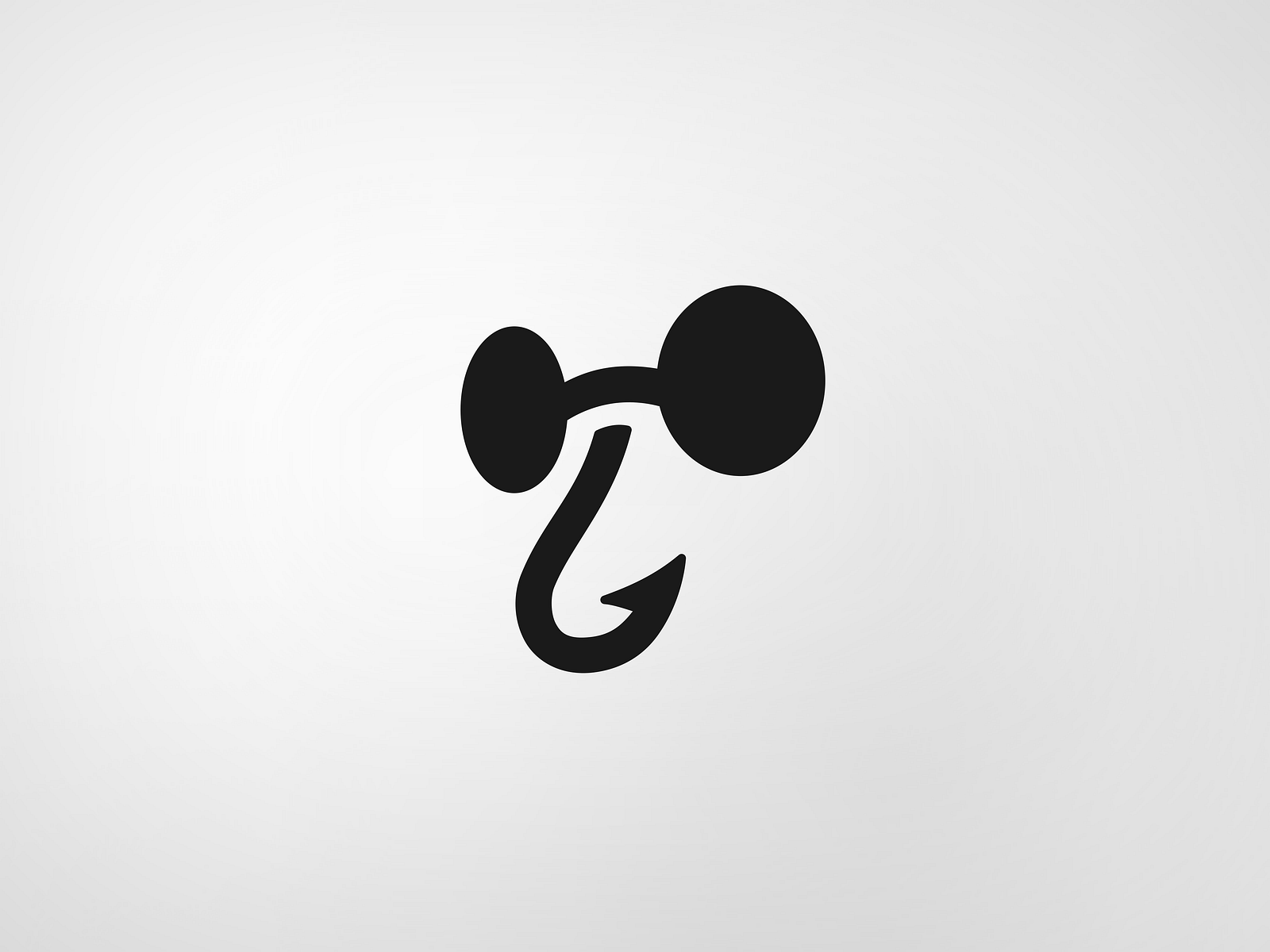 Fishing Hook + Face Sunglasses Logomark Exploration by alfagamy