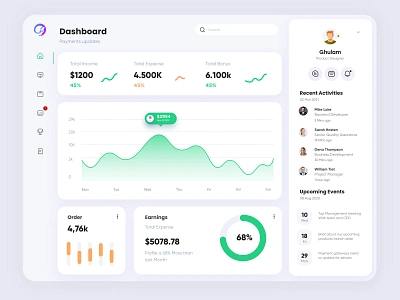 Finance Dashboard light theme dash dashbaord uo dashbaords dashboad dashboard dashboard designer dashboard ui dashbraid design illustration interface minimal ui uiux ux web dash web dashboard