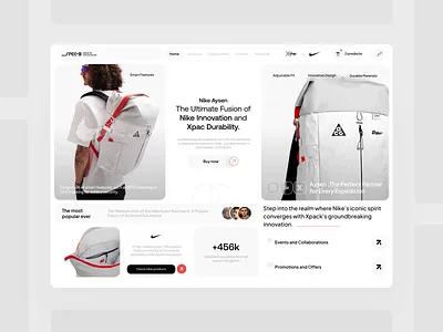 Nike Aysen Website Animation animation design ecommerce landing page minimal motion motion graphics nike online shop shop shopping store ui ui animation ui design ui ux user inteface web design website