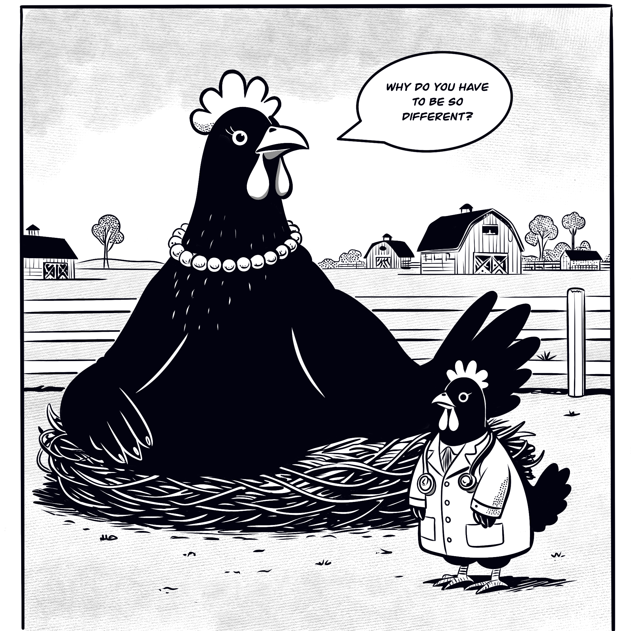 The “best’’ question cartoon design