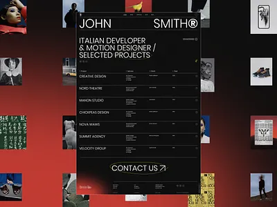 Obsius® Portfolio List art direction black branding creative agency dark design figma flat layout minimal minimalism minimalist modern portfolio ui ux web webdesign website