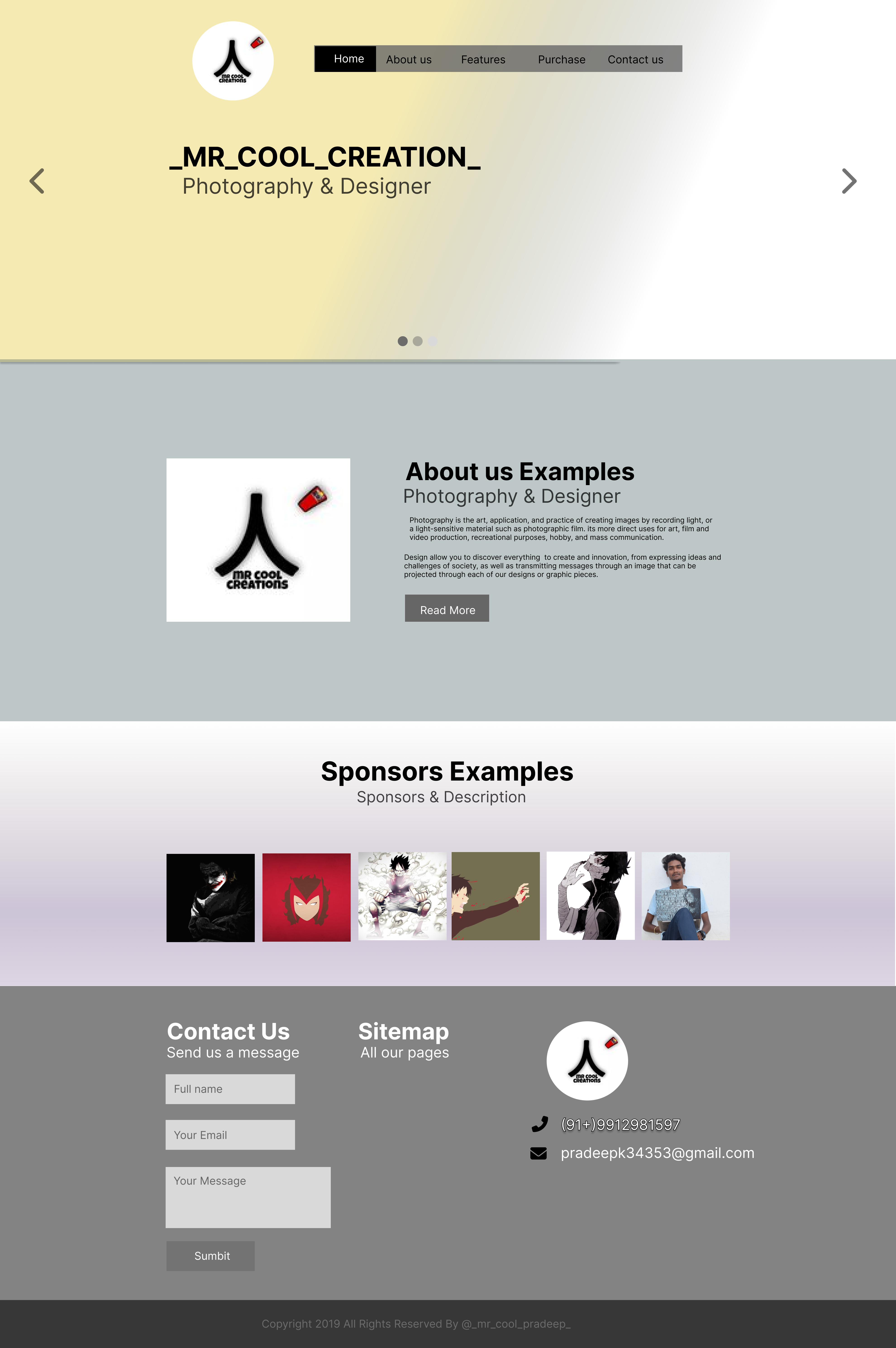 My personal web site 3d animation branding graphic design logo motion graphics ui