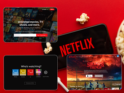Netflix Web Redesign design netflix redesign ui ux
