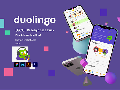 Duolingo, Redesign Case Study duolingo gamification learningapp productdesign redesigncasestudy uiux