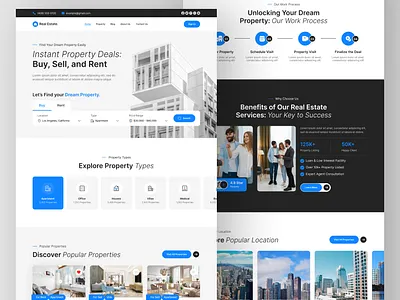 Real Estate Website Figma Design with Mobile Responsive Design app design designer designs figma figma designer figma ui ux designer figma web designer hire ui ux designer landing page real estate real estate webiste uxuui web web debeloper web design web designer web designer in usa website design wordpress