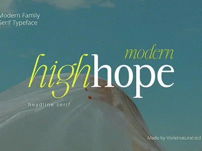 Highhope Headline Serif Font Family display display font elegant font font graphic design headline headline serif magazine minimalis font modern modern font serif serif font serif typeface typeface typography