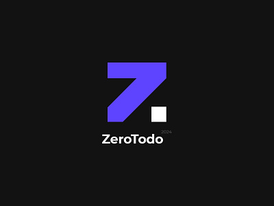 ZeroTodo App Logomotion 3d aftereffects animation black branding graphic design logo motion graphics purple white