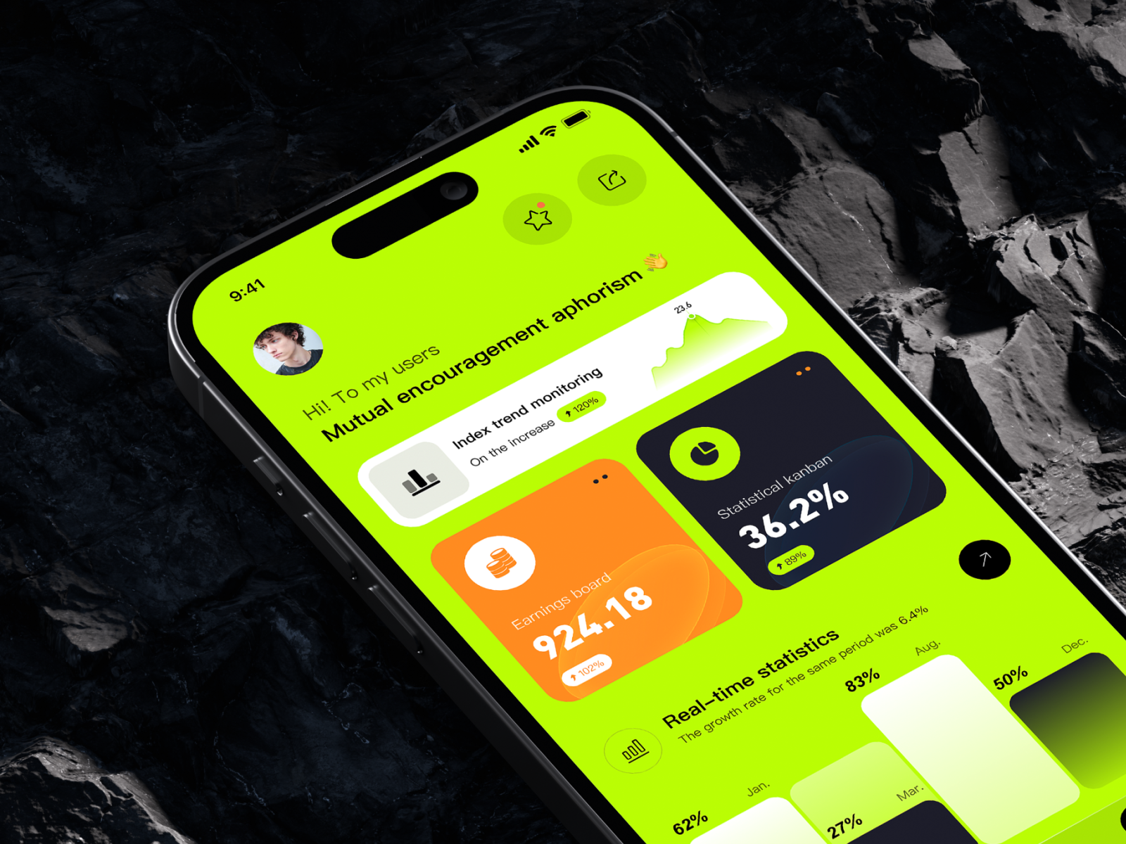 Application of financial income creative application design graphic design illustration ui ux 应用 设计