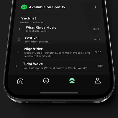 Music Player for iOS apple audio audioplayer ios music recordfy recordstore swiftui vinyl