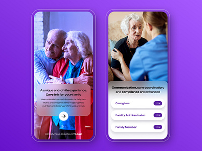 Caregivers App app care care parents caregiver caregiver agency caregiver app caregiver ui caregiverservice eldercare graphic design inhomecare liveincaregiver mobile app personal care respitecare senior care seniorcare ui uiux ux