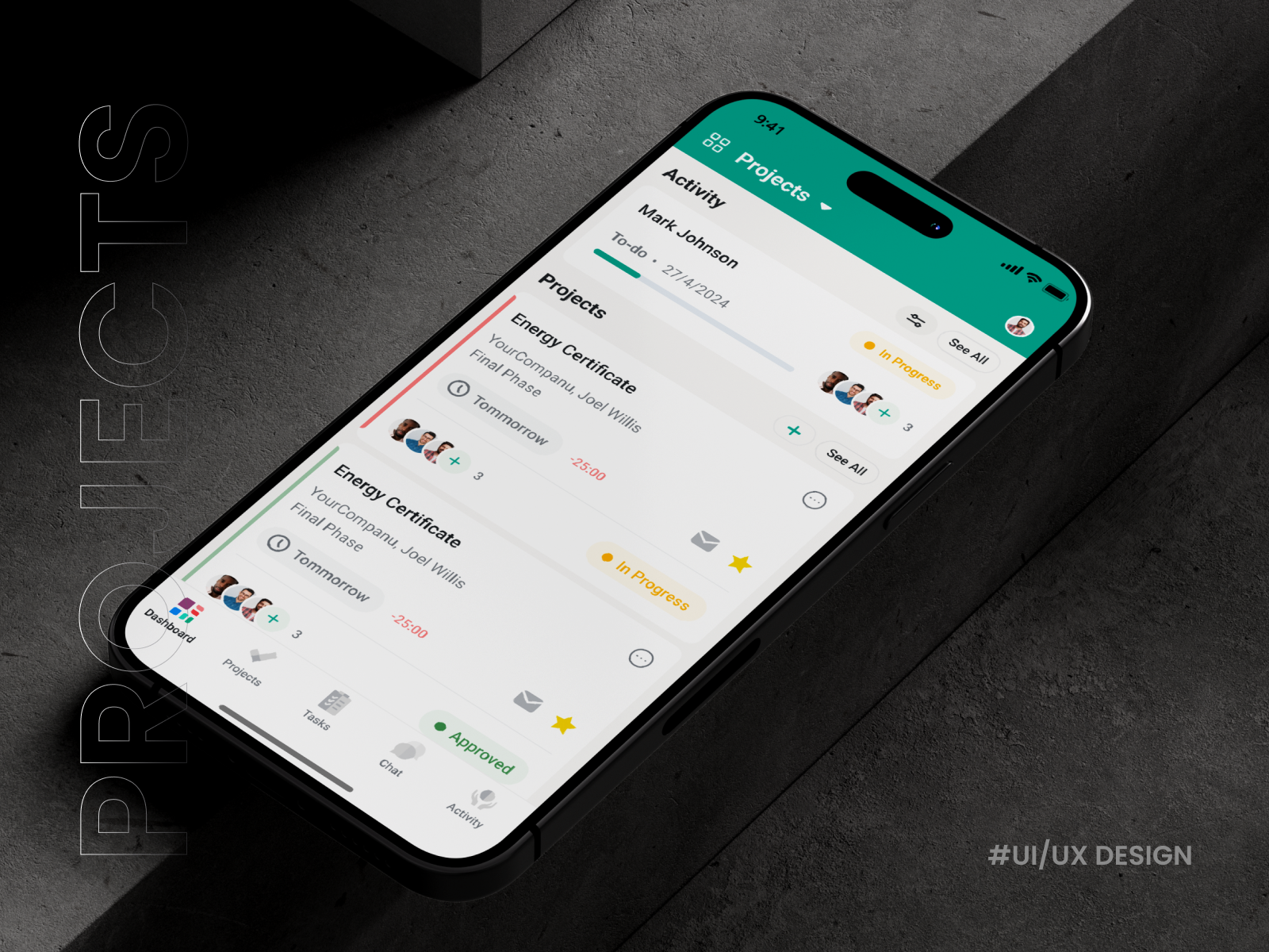 Project Management Tool - Mobile App UI Designs application designing design graphic design mobile app pms pms design pms mobile app project management software project management system ubrain ubrain designs ubrain studios ui ui ux designing ux