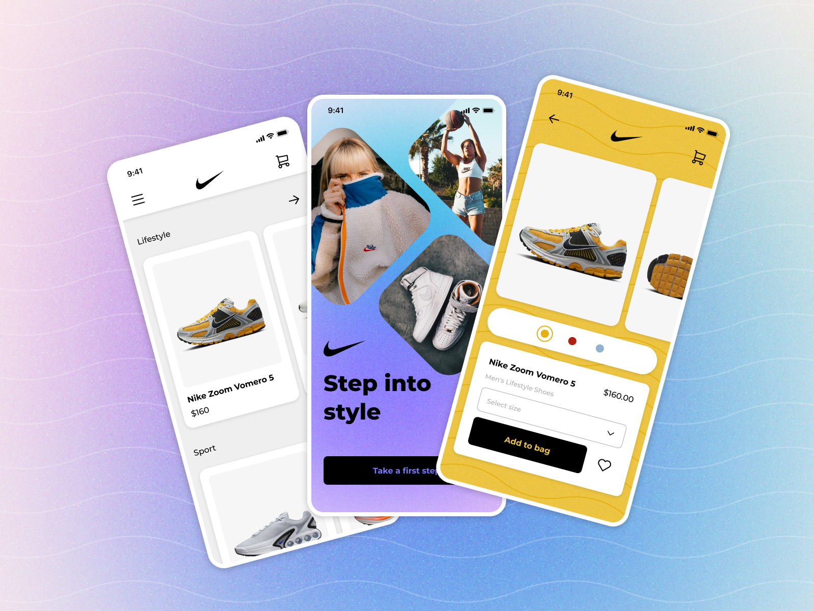 Nike Mobile App - Sneakers app design figma ios iphone mobile nike sneaker ui ux