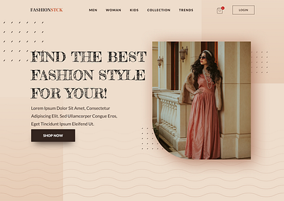 Fashionstck Prototype by Mohammed Bubai app uiux website