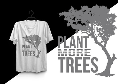 Tree Plantation T-Shirt Design design graphic design illustration t s t shirt t shirt design vector