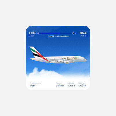 In-flight Tracking 3d app app design application design emirates flying ios iphone plane product tracker ui web widget