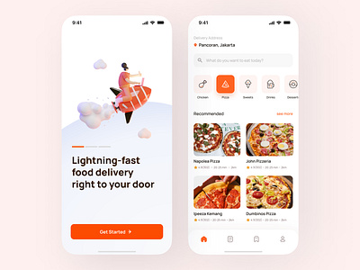 SwiftBites Food Delivery App b2c app branding design food delivery graphic design illustration mobile app design mobile design app ui ui design ux design