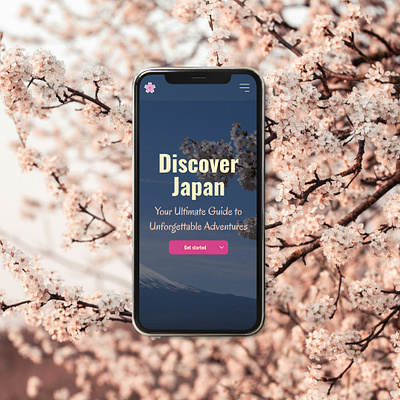 Explore Japan Fully Responsive Website animation japan japan travel japan website landing page landing page design travel website ui uiux ux web design website