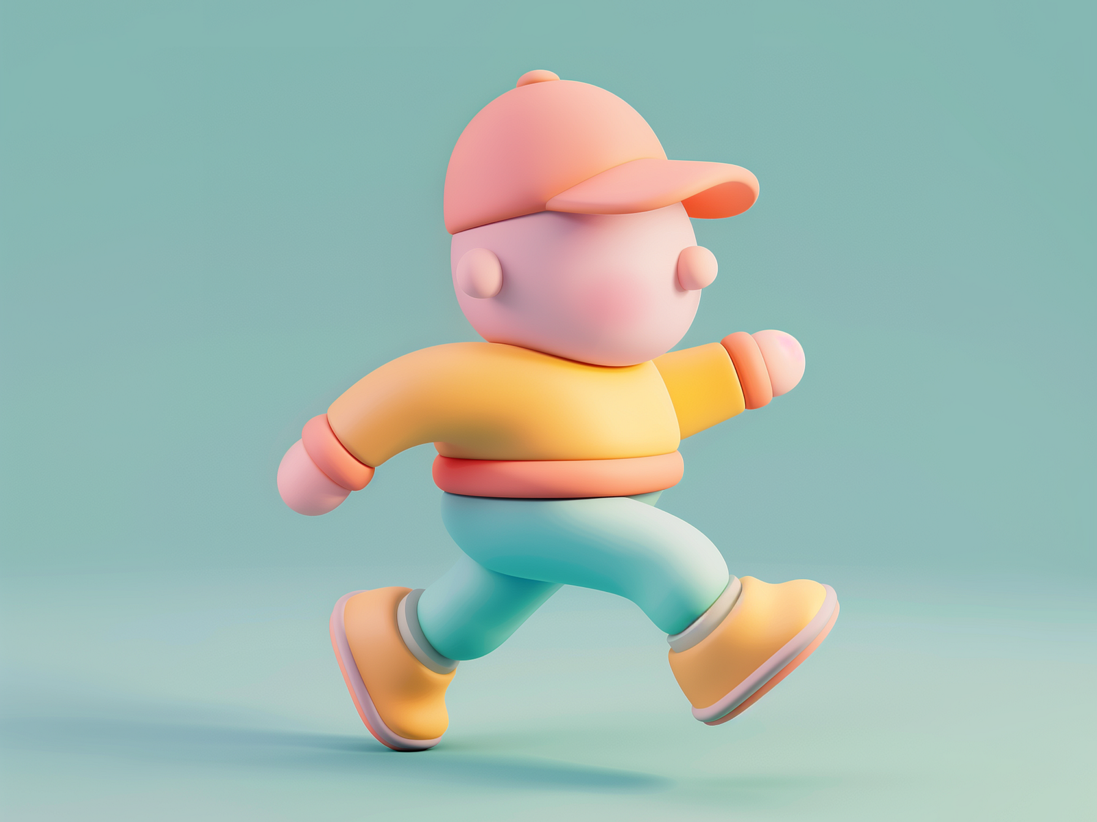 Cartoon Boy Running 3D | Cartoon Boy 3D by Gerdoo on Dribbble