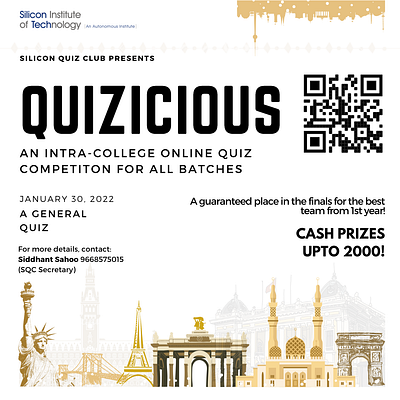 Quiz graphic design poster design