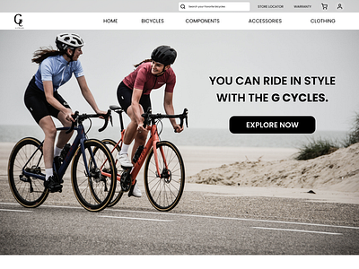 Bicycle Shop Web Design designs, themes, templates and downloadable ...