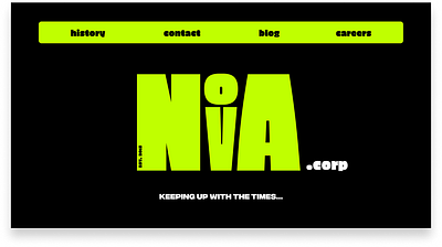 Nova - A Company Website aesthetic animation app branding company corporation design gaming graphic graphic design illustration landing page logo nft ui ux vector web application website