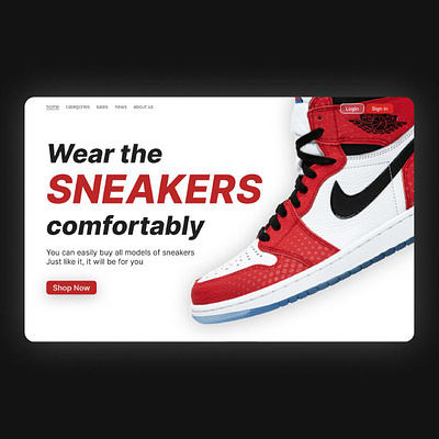 Sneakers ecommerce fashion footwear onlineshopping qualityshoes shop sneakers ui uniquedesign userexperience