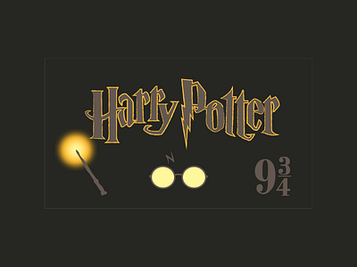 Harry Potter illustration graphic design illustration ui vector