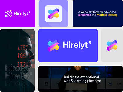 Logo, Modern, Web3 Logo, Hiring Talent, AI, Algorithms, H logo algorithm app icon logo artificial intelligence blockchain branding ecommerce futuristic logo h logo hire talent learning platform letter mark logo logo designer logodesign machine learning metaverse modern logo tech startup visual identity web3 logo