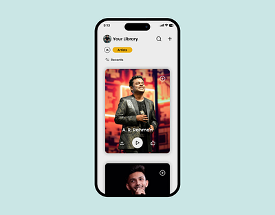 Music App UI Design - Let The Music Play! app design app ui design mobile app mobile app ui design music player music player app ui design ui ui design uiux