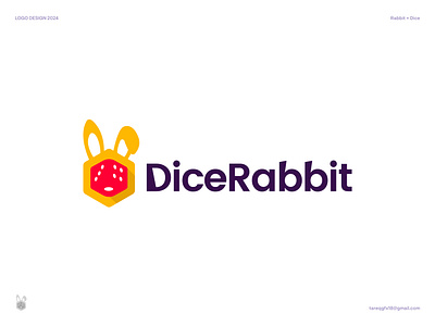 Rabbit + Dice Logo design applogo branding design dice game graphic design illustration logo logo design logodesign logoinspire rabbit ui