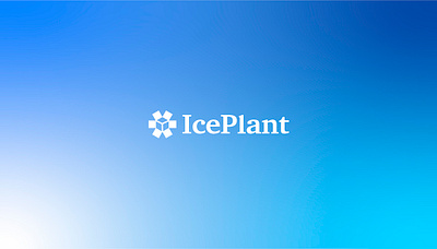 IcePlant - Logo Design branding design graphic design logo vector
