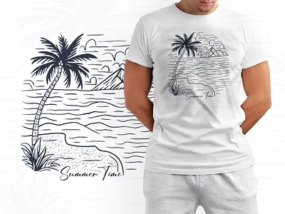summer time adventure t shirt design mountain t shirt