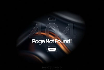 404 - Page 404 dark mode error page minimal product design web web design