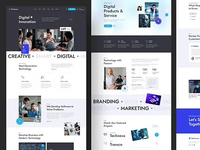 Technova - IT Startup & Agency WordPress Theme agency company creative agency digital agency marketing agency startup tech wordpress theme