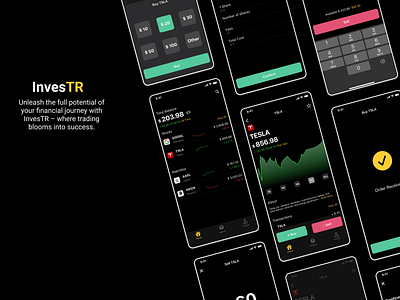 InvesTR blockchainfinance design finance humancentereddesign investleapp investsmart mobileapp ui uipatterns user experience ux visualdesign