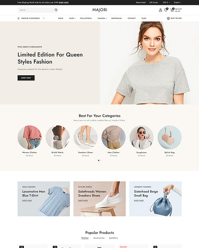 Apparel and Clothing Store Shopify 2.0 Responsive Theme apparel ecommerce fashion store shop shopify theme website