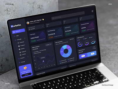 Sales & Marketing Admin Dashboard UI Design admin dashboard admin panel admin panel ui dashboard dashboard design figma marketing marketing dashboard sales sales dashboard sales page ui ui design uiux ux