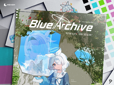 Blue Archive | Poster arona arona blue archive arona poster blue archive blue archive poster design graphic design minimalist poster poster design