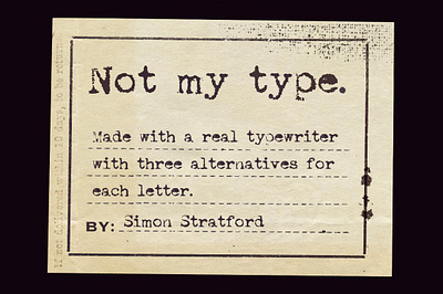 Typewriter typeface not my type display font not my type typewriter typewriter font typewriter typeface not my type