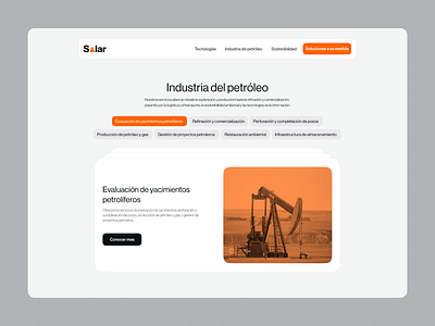 Landing for oil company - home cards cards figma landing oils ui ux visual