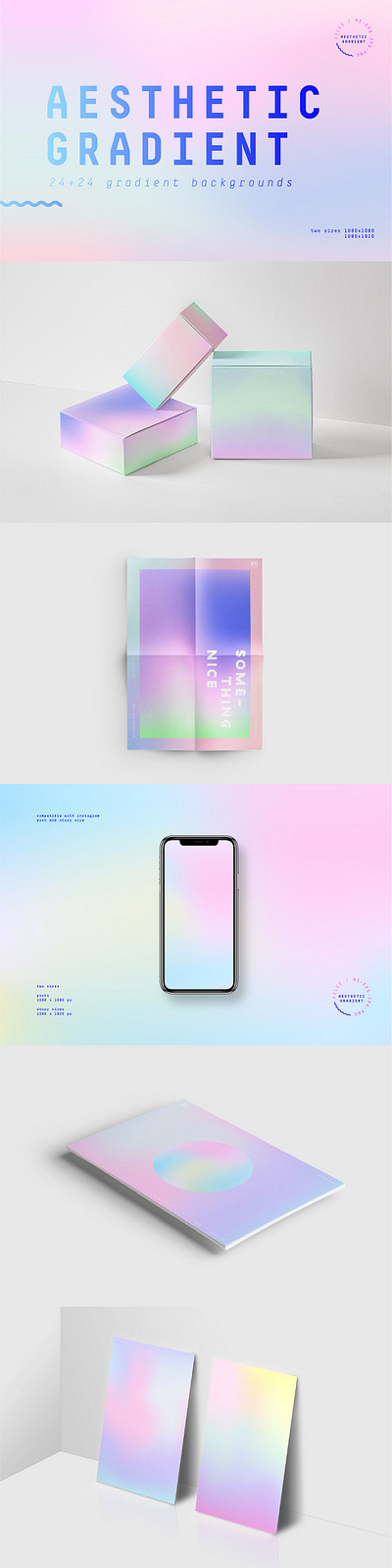 Aesthetic Gradient abstract abstract background aesthetic gradient art blurred background colorful background graphic instagram stories instagram template mesh modern pattern background vector vector texture vibrant