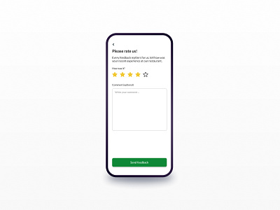 Mobile Rate us dailyui design mobile ui ui design uiux user interface